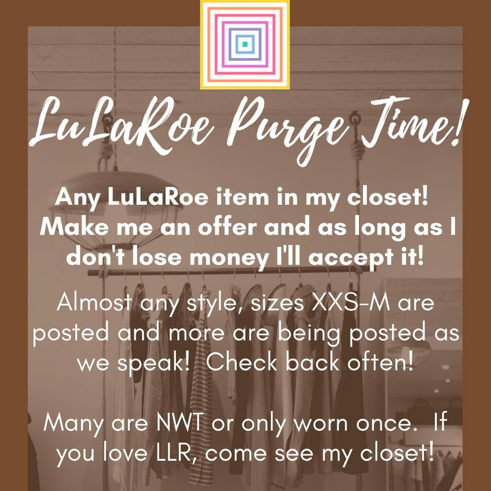 LuLaRoe Closet Clean Out Slash for 2021!!